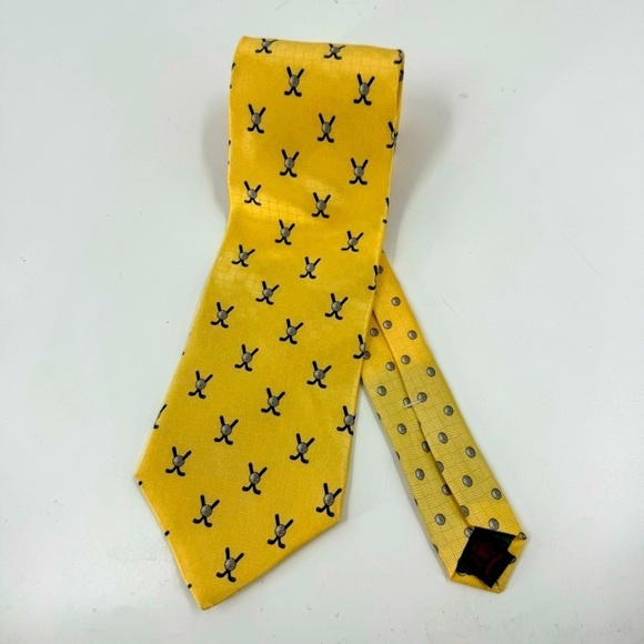 Tommy Hilfiger 100% silk Golf series tie - Picture 1 of 7